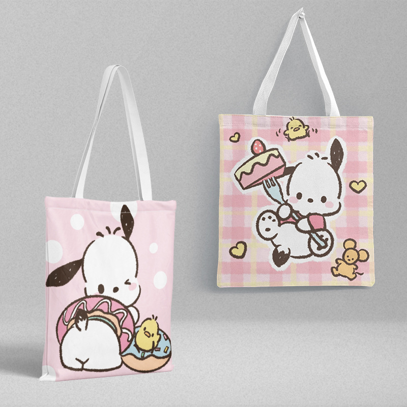 Bolsa de lona Sanli Gull pequeña fresca y simple estilo ins versión coreana hermosa bolsa de hombro bolsa de compras portátil al por mayor