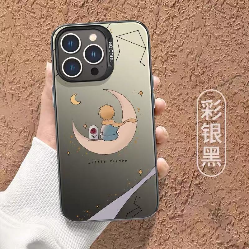 Moon Rose Is Suitable for Apple 17 Mobile Phone Case Iphone16Promax New 15Pro/14/13/12 European and American Moon Rose Is Suitable for Apple 17 Mobile Phone Case Iphone16Promax New 15Pro/14/13/12 European and American