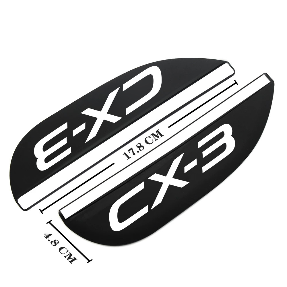 Guard for Mazda: Mazda Rearview mirror rainproof sticker - mazda-5-cx-3