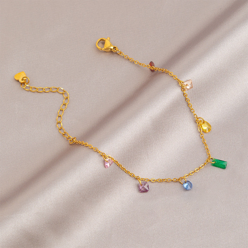 Rainbow Diamond Bracelet