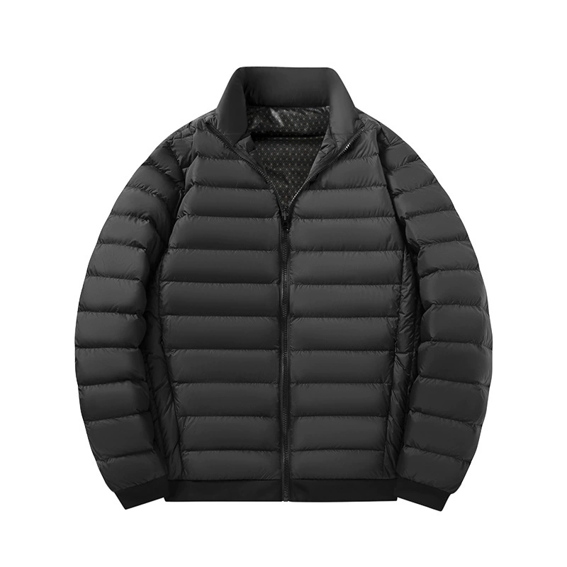 Velvet down jacket, black liner with down, duck down, plus size