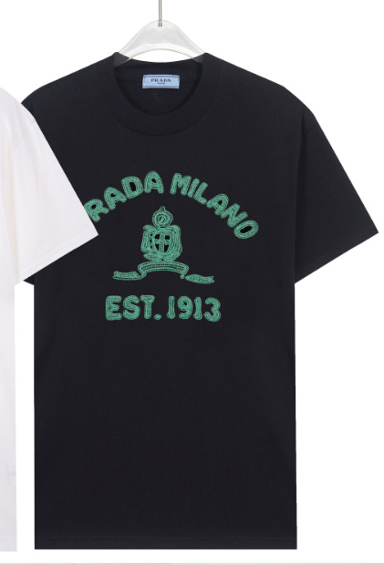 Amiri Cross-Border New AMIRI Letter Logo Hot Drilling Craft para hombres y mujeres camisetas de manga corta sueltas