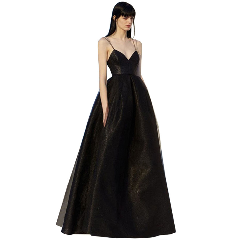 Fashionable elegant long evening dress