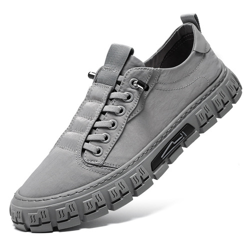 Ice Silk Cloth Shoes Men's Breathable Lazy Shoes  Spring New Men's Shoes Korean Style Trendy Versatile Casual Shoes