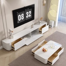 实木电视柜下翻门客厅储物柜现代简约橡胶木落地电视机柜