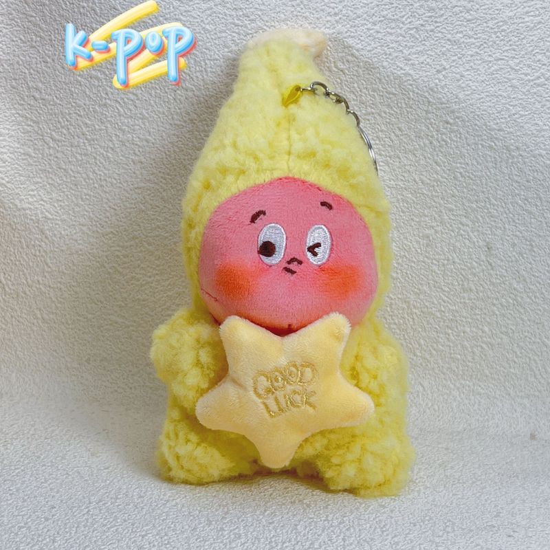 越境カードバブルスターぬいぐるみキーホルダー人形ギフト卸売超柔らか短毛ぬいぐるみ|undefined