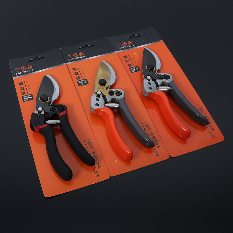 Landson fruit pruning shears, pruning shears, hand shears, grafting shears, garden gardening pruning and shaping tools