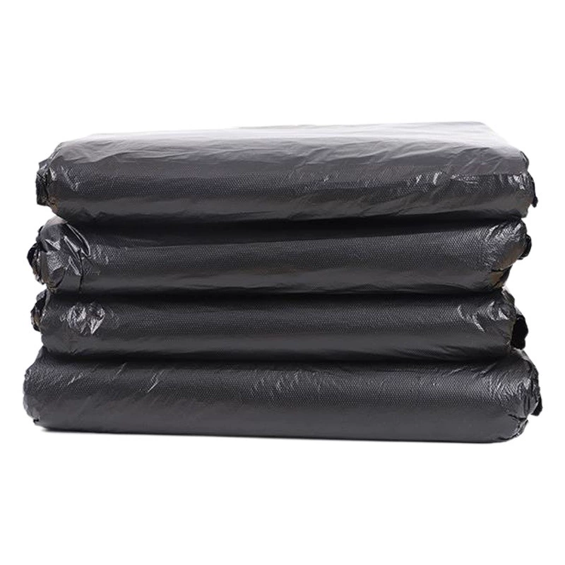 В наличии оптовый одноразовый черный большой мешок для мусора Street Community санитария плоский пластиковый мешок для мусора большое количество отличный