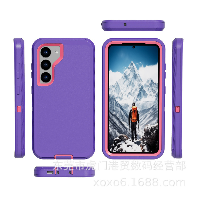 Samsung S23+ に適した落下防止および防塵の落下防止携帯電話ケース 1.5m 落下防止 Samsung S23 保護カバー フルパッケージ|undefined