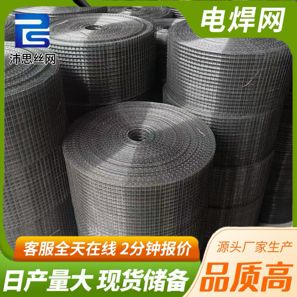 镀锌电焊网钢丝网保温防开裂养鸡围栏网养殖网焊接防裂网方格网