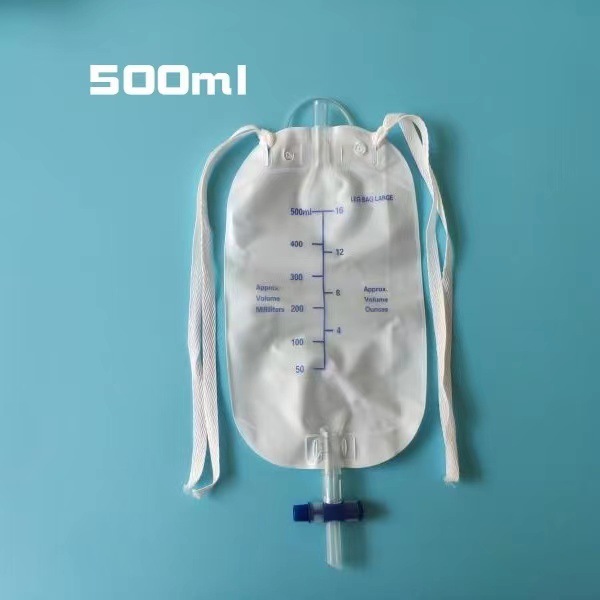 ¿Cruz tipo de válvula de 500ml polainas tipo bolsa de recogida de orina transparente bolsa de recogida de orina? </S> </S> </S>