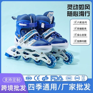 跨境新款尚豪溜冰鞋室外儿童专业运动轮滑鞋支持定制logo款式批发