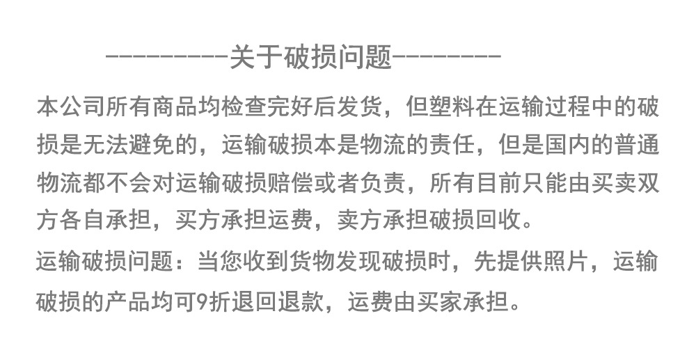 破损