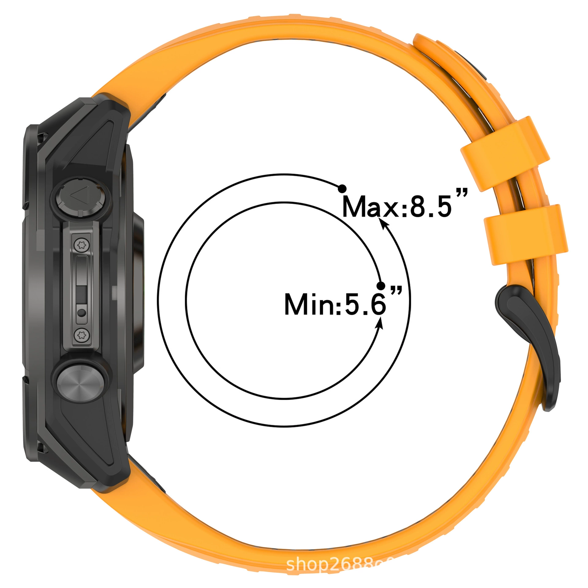 Keyi is suitable for Garmin Fenix8 silicone strap Enduro3 official same strap FenixE strap