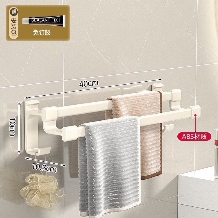 Los fabricantes suministran toallero con ventosa, toallero de baño sin perforación, toallero de baño, estante de almacenamiento, poste de toalla image 38