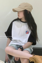 女童短袖T恤夏裝2023新款韓版兒童中大童薄款時髦洋氣上衣童裝潮