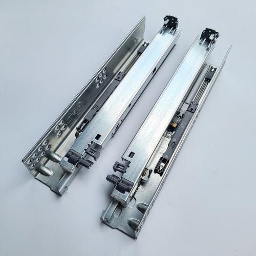 Blum three-section damping drawer slide hidden bottom track full pull silent buffer rail hot sale wholesale