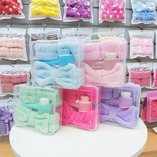 硅胶洗脸刷洗脸仪四件套发带手腕带脸部按摩清洁软毛美容工具套装