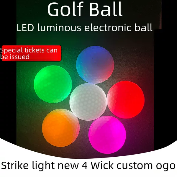 LED luminous GOLF constant bright flash colorful night club special secondary hitting timing function GOLF Electronic