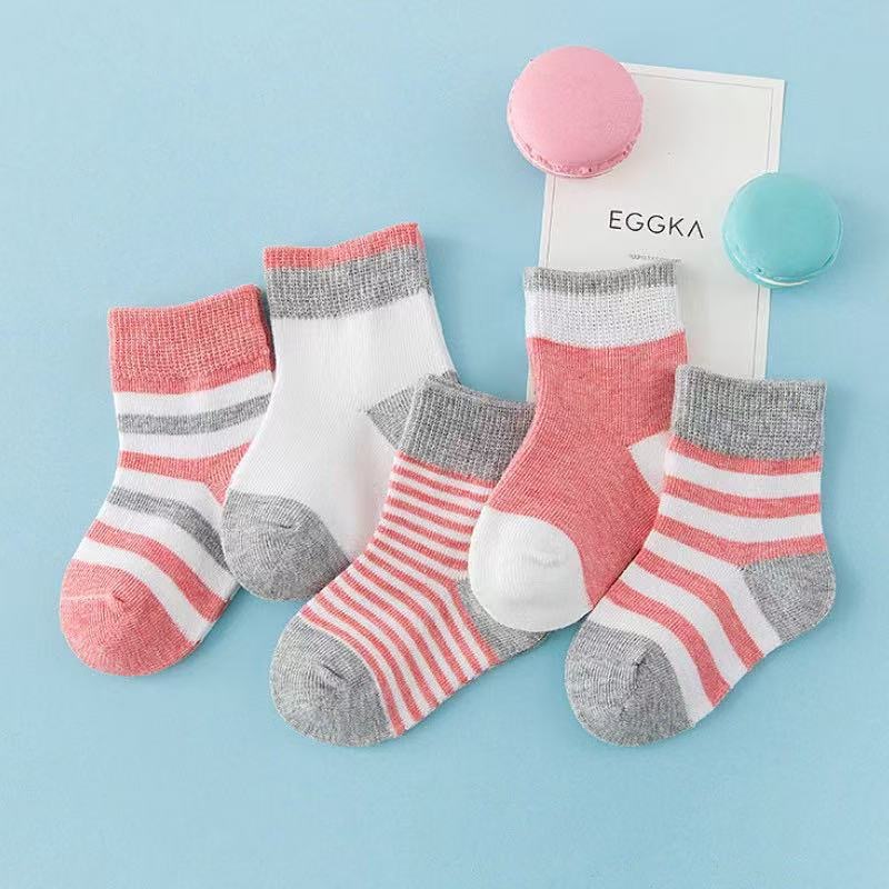 Zhuji calcetines para niños primavera y otoño invierno calcetines de algodón sólido para niños y niñas calcetines para bebés recién nacidos al por mayor