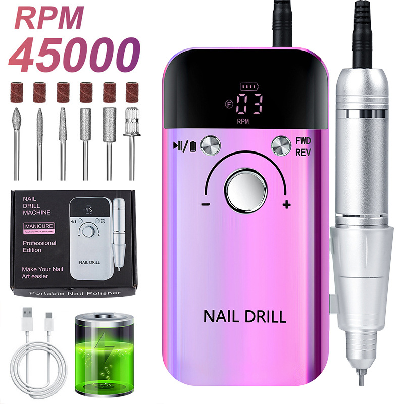 Torno Eléctrico para Uñas Portátil Recargable para Manicura image 50