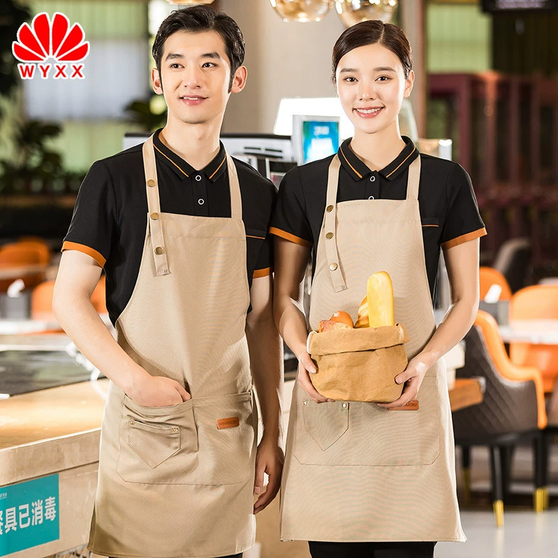 2022 Новый Фартук женский бытовой водонепроницаемый и маслостойкий популярная в Интернете рабочая одежда кухня Кейтеринг особая Талия взрывоопасный западный стиль