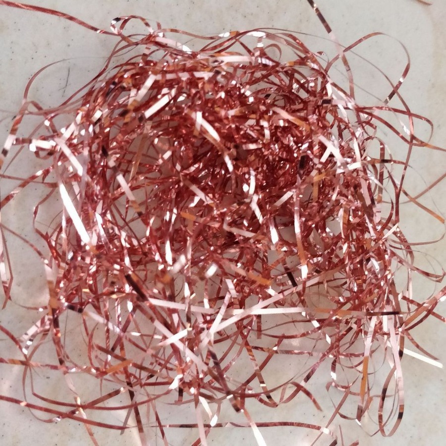 橘黄五彩散乱碎碎丝彩虹色亮彩带香槟金镭射线各种颜色金银亮片线