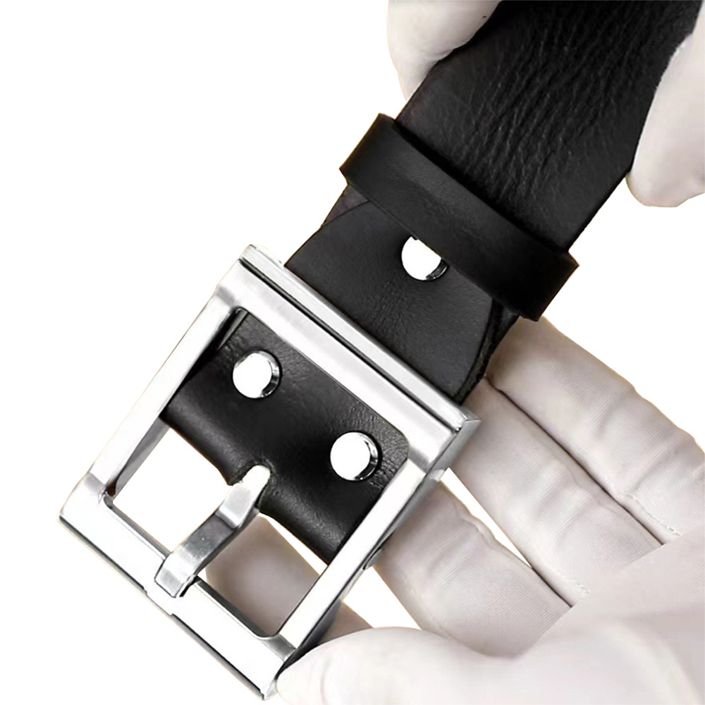 cinturón de hombre cinturón de aguja cinturón de cuero de vaca cinturón de negocios cinturón de cuero pu cinturón al por mayor [enviar perforador]