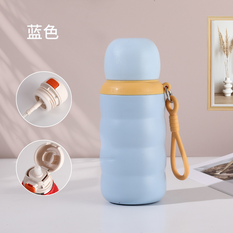 新しい316ステンレス鋼製魔法瓶カップ、見た目も美しい女性用真空ポータブルウォーターカップ、シンプルな家庭用屋外ポータブルカップ|undefined