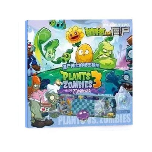 Plant vs. Zombies Magnetic Quiet Book Girl Handmade Large Boy Toy Magnetic Sticker No Cutting Girl