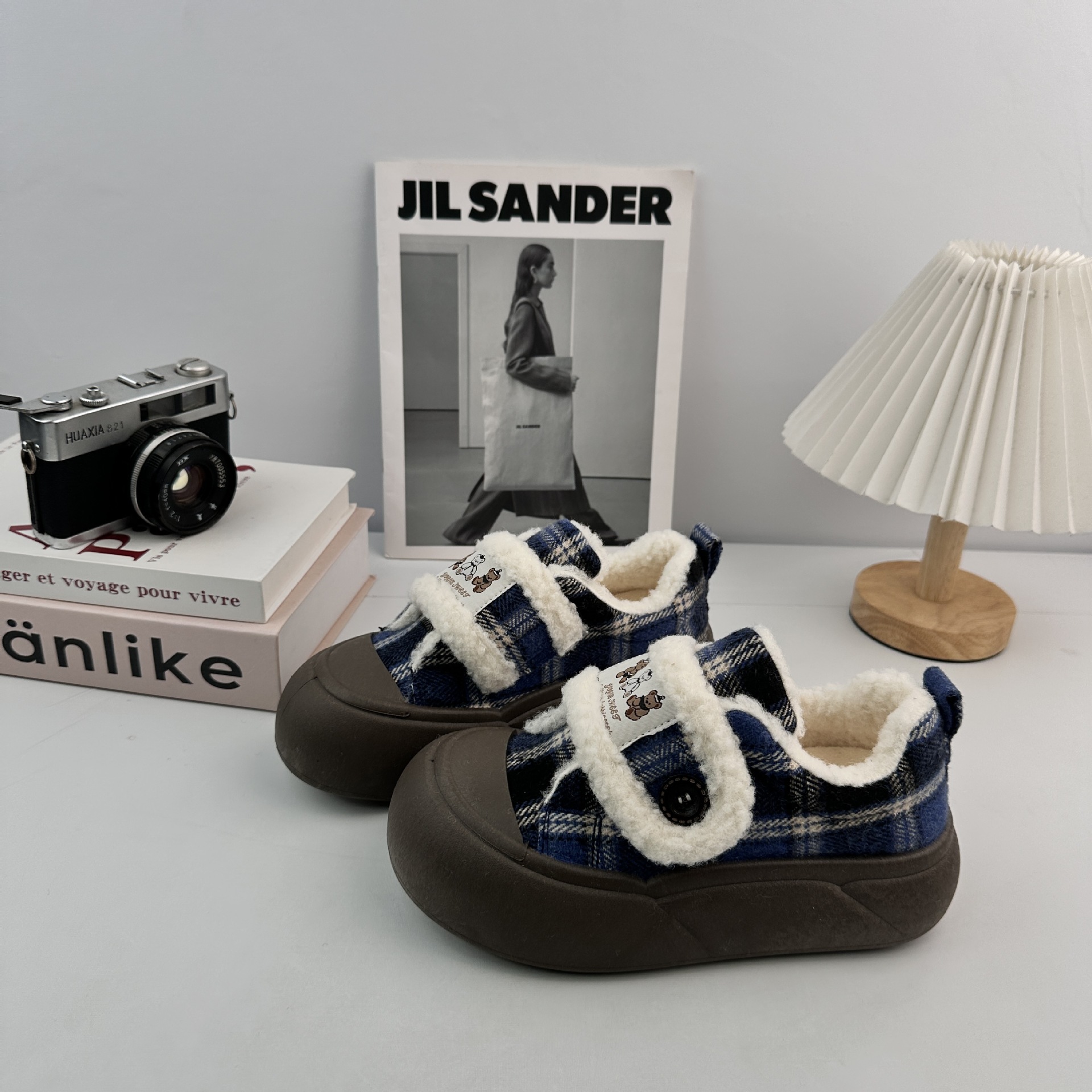 Yuanbo invierno aumento de suela gruesa y zapatos de lana de mujer zapatos casuales de algodón estudiantes 2025 nuevos zapatos de mujer