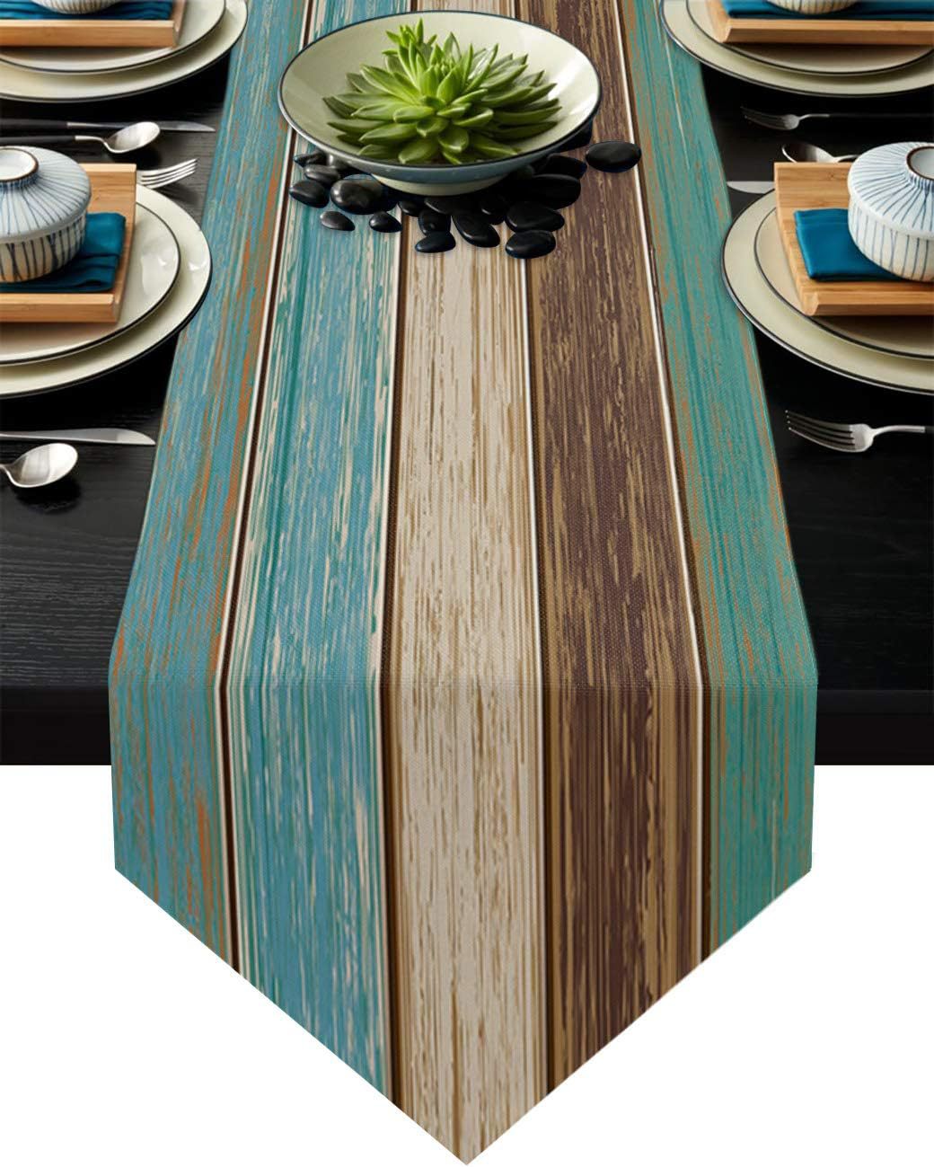 Transfronterizo 2024 Amazon nuevo estilo retrógrado triángulo lino tabla bandeja de mesa mesa comedor bandeja de té image 14