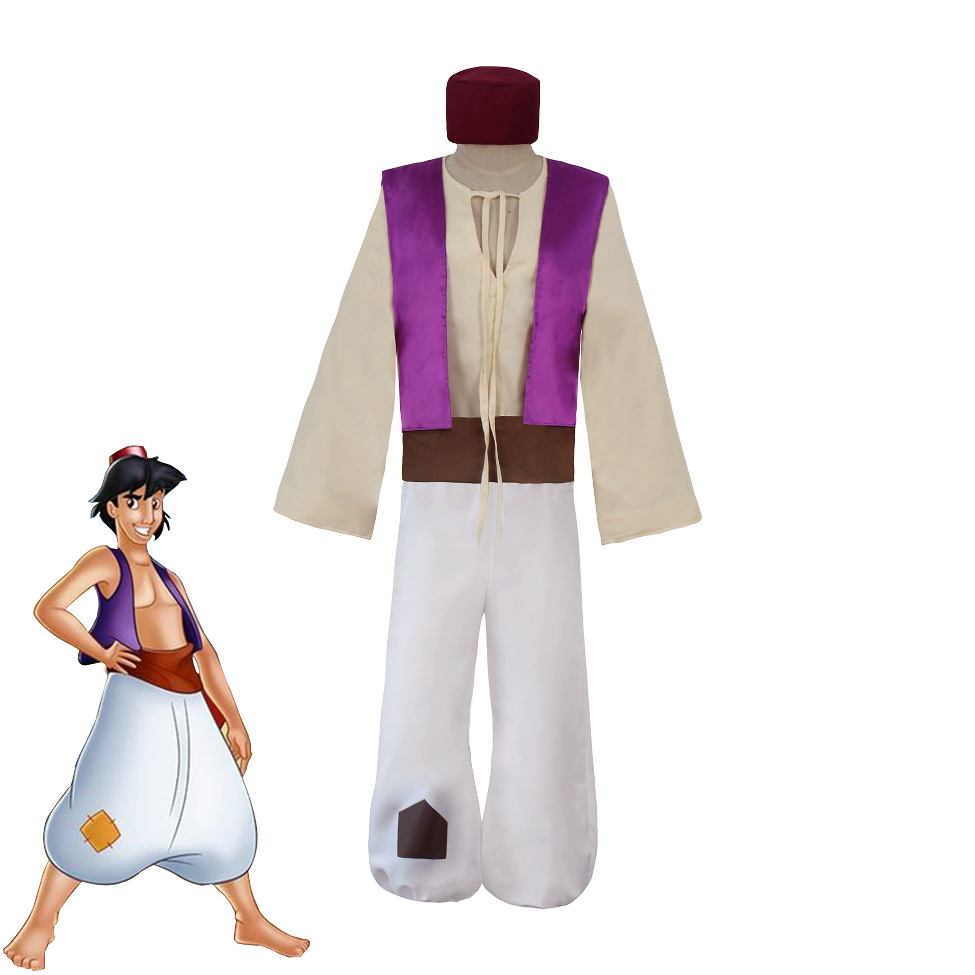 Хэллоуин Тысяча и одна ночь COS костюм волшебная лампа Aladdin косплей костюм ролевой принц спот