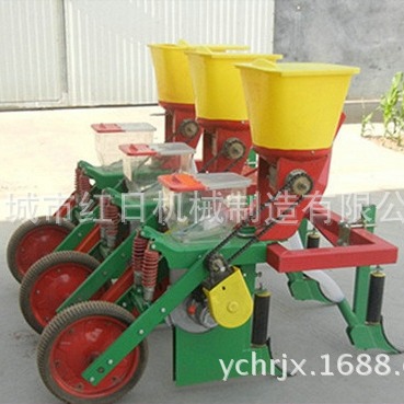 精密施肥玉米播种机   3行玉米种植机   红日出口玉米播种机