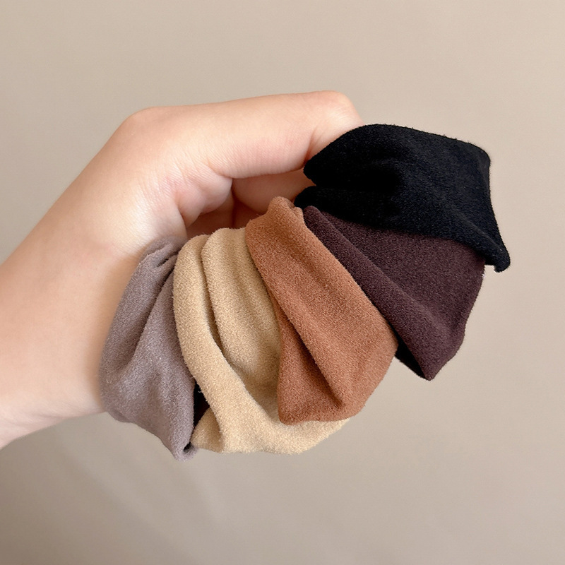 Coletero elástico sencillo de nuevo estilo 2026, banda para el pelo pequeña sin costuras para mujer, suave para el cabello, sujetador de cola de caballo.