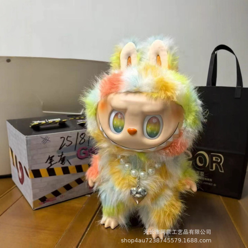 现货新款高品质38CM.5.0代可站可坐盲盒手办礼物公仔搪胶毛绒潮流|undefined