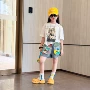 夏季露肩立体女童t恤