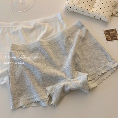 防走光二合一安全ズボン10a抗菌平角下着女性抗菌股中腰無痕ヒップアップ