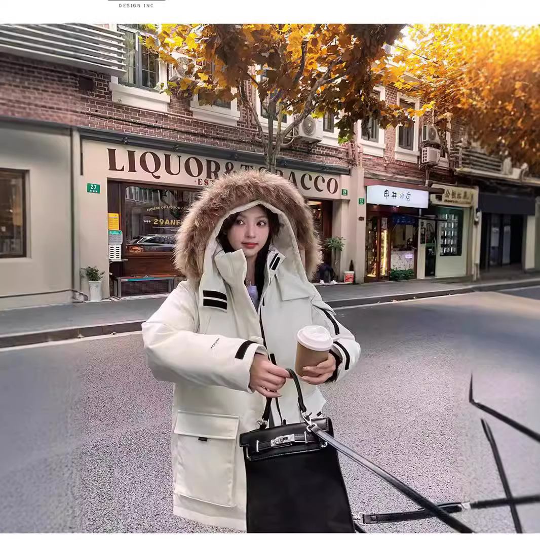2024 nuevo invierno plumón chaqueta de algodón de invierno para mujeres largas inns herramientas de algodón de los estudiantes chaqueta de algodón de abrigo grueso image 1