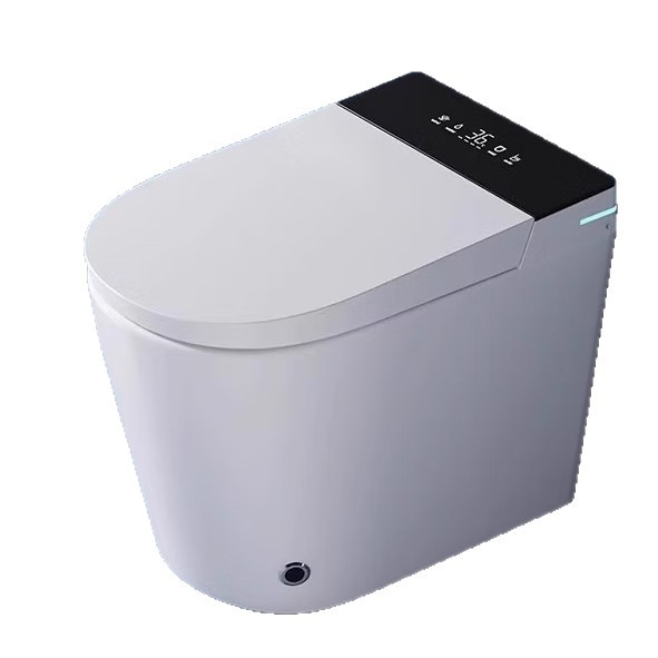 Nuevo pequeño inodoro inteligente 58cm pequeño tamaño doméstico corto calentamiento instantáneo doble canal de agua totalmente automático integrado