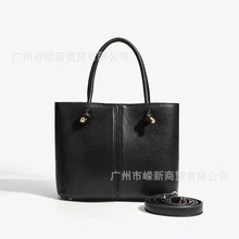 ZR家包包女2025新款水桶包黑色休闲手提斜挎包高级质感包通勤