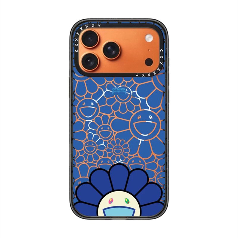The third bullet has a blue background, a blue sunflower, and a transparent black frame [magsafe magnetic suction]