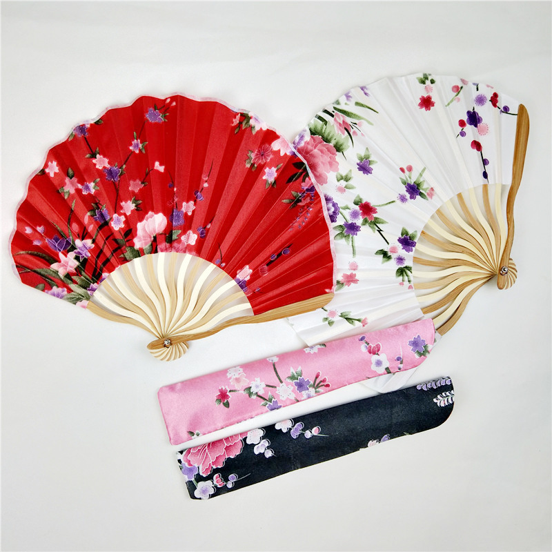 Antiguo estilo exquisito plegable ventilador de mujer S hueso dragón cuchillo ventilador Hanfu Lolita pequeño accesorio ventilador artesanía regalos ventilador al por mayor