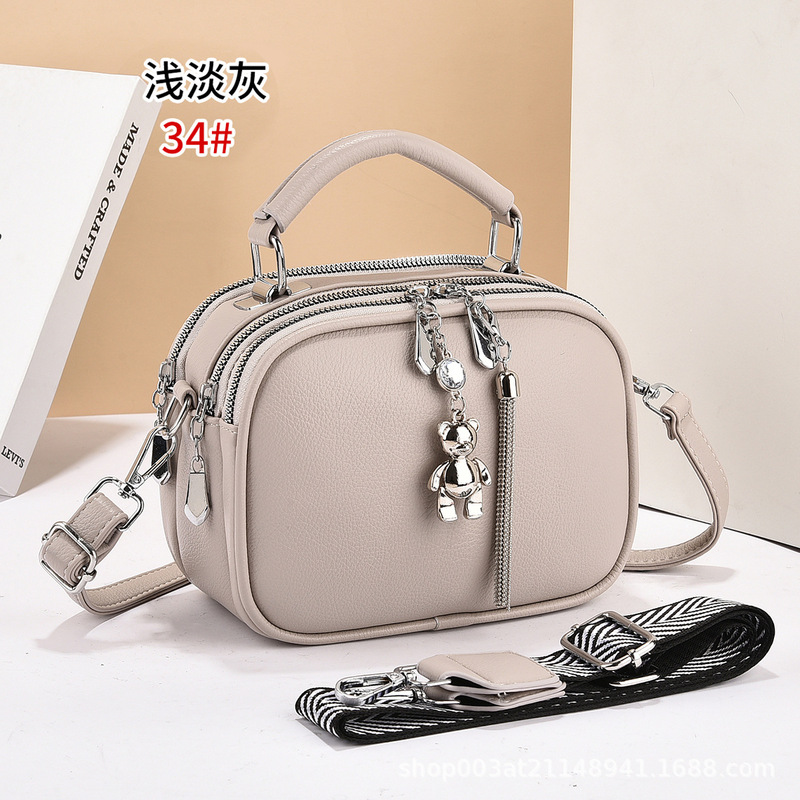 メーカー直販クロスボーダーバッグ新型ファッション百合女性バッグ黒潮小方バッグ手提げシングルショルダーバッグ卸売り|undefined