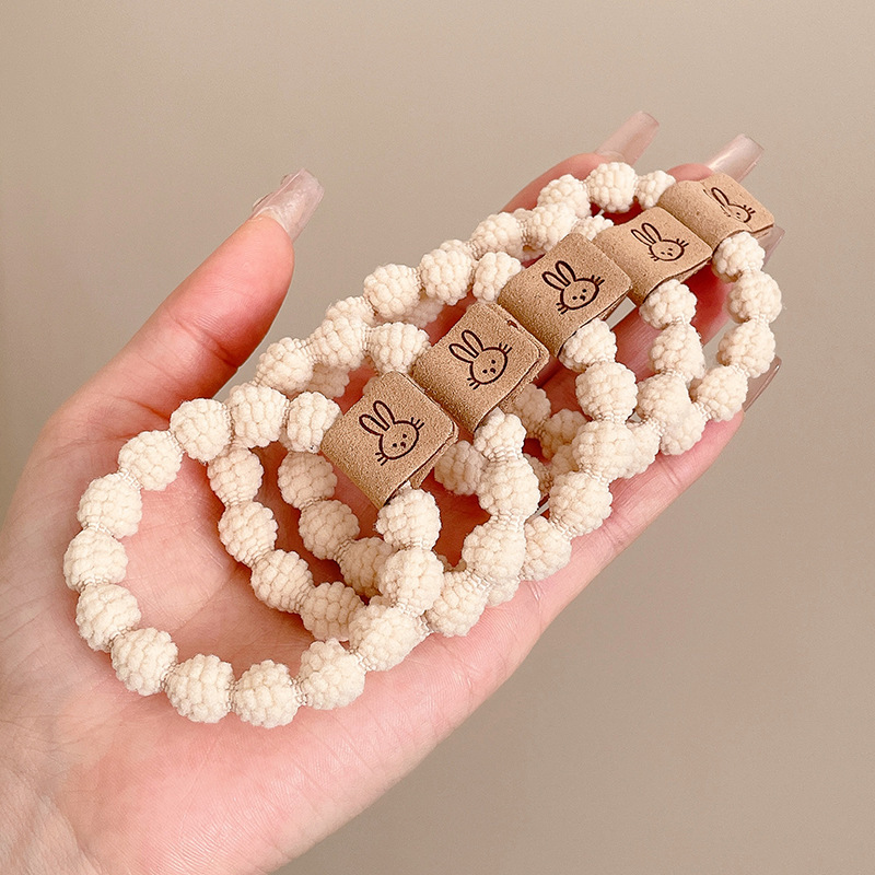 Banda de goma para mujer después de atar la cabeza, cabeza alta, cola de caballo, cuerda de pelo, temperamento, cuerda de cabeza, alta elasticidad, goma elástica duradera, simple nuevo anillo para el cabello