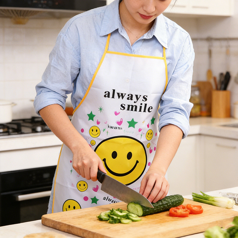 ebay 亚马逊 韩版可爱卡通公主围裙 厨房无袖半身围裙批发防油污