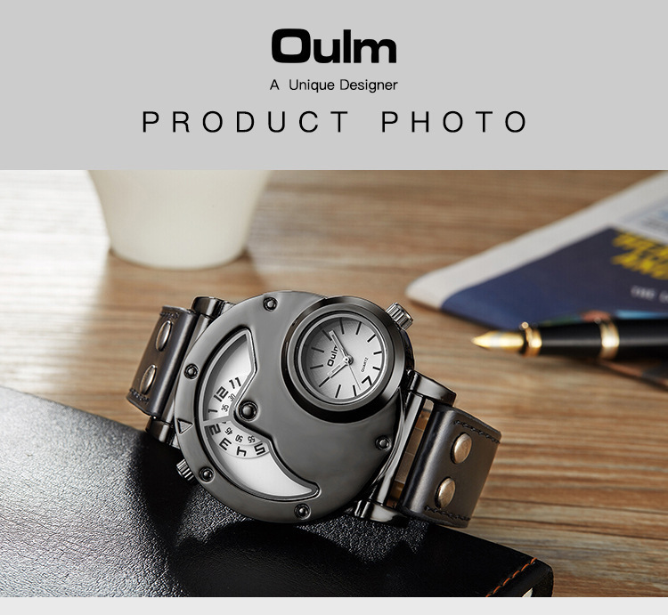 110g Weight Coated Glass Mirror Material Genuine Leather Strap Material Watch Classification Pointer Display Type Buckle Buckle Style Round Dial Shape Holiday, Street Occasion Electronic Movement Solid Color Pattern All Seasons Season Men's Gender Retro, Streetwear Style Retro Streetwear Solid Color Buckle Electronic Watch 3