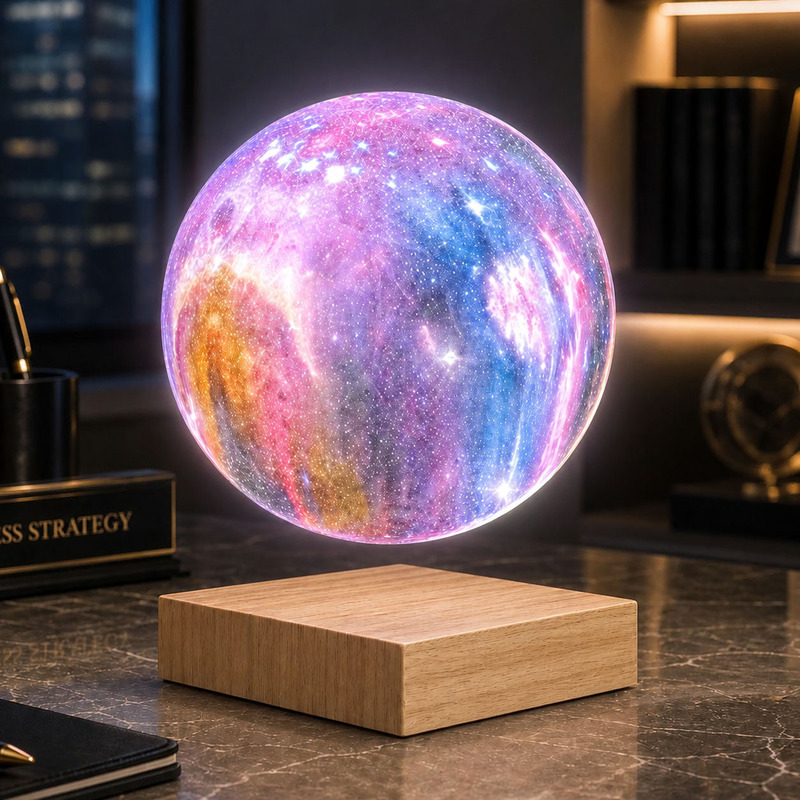 In-Stock Multi-Color High-Brightness Magnetic Levitation Moon Lamp Night Light Starry Sky Ornament Seven-Color Rotating Atmosphere Lamp Dropshipping Available In-Stock Multi-Color High-Brightness Magnetic Levitation Moon Lamp Night Light Starry Sky Ornament Seven-Color Rotating Atmosphere Lamp Dropshipping Available