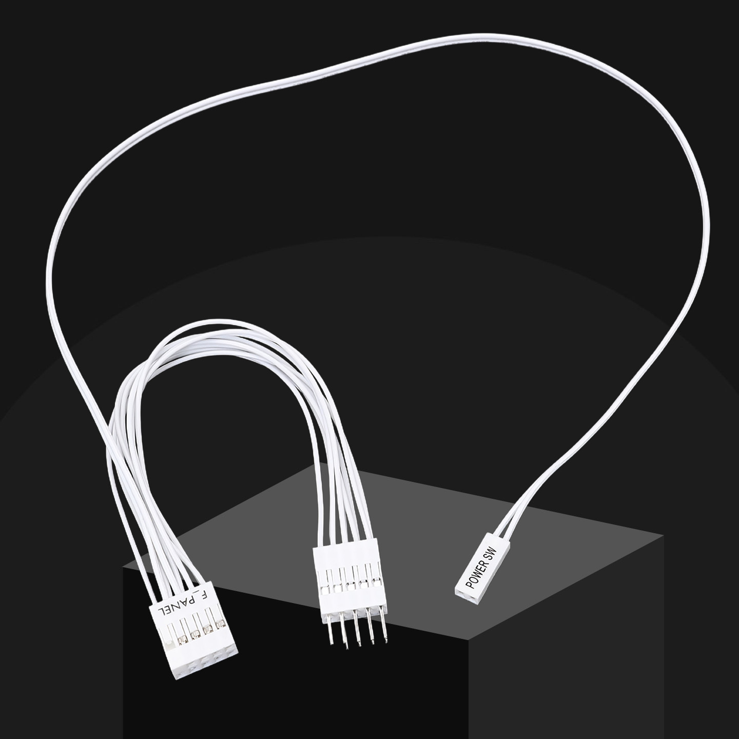 台式机主板开关跳线9pin针延长加转POWER SW开机重启开关机箱开关