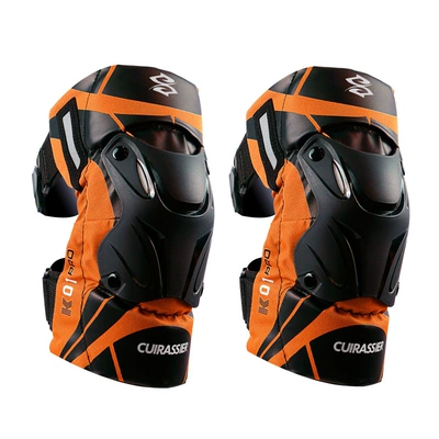 Motorcycle Safety Supplies Protective Knee Pads Off-road Riding - k01-3-blaze-orange